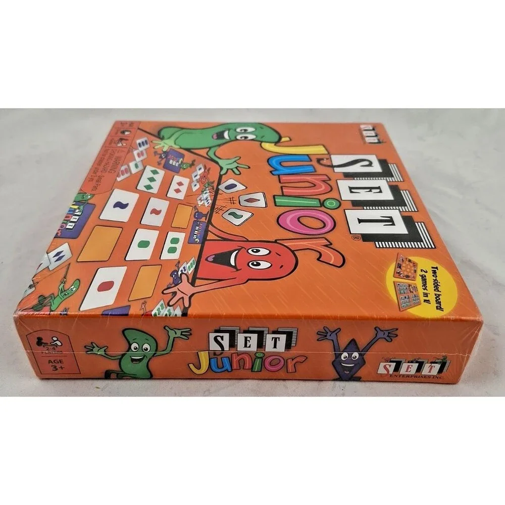 SET Junior Two-sided board! 2 games in 1!  (2012) New/Sealed *** Free Shipping